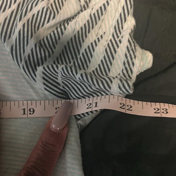 B.L.E.U. Light Blue Sleeveless Cut Out Cold Shoulder Blouse - Picture 8 of 8